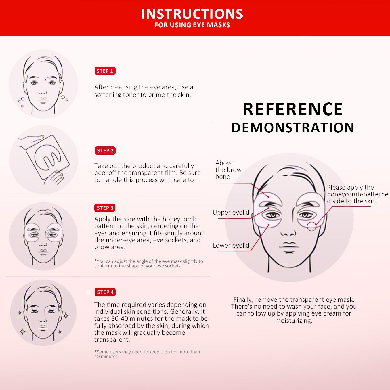 Deep Collagen Eye patch (4 Pairs), Affordable Glass Glow Skincare Mask, Korean Skincare, Lift & Bright, Under Eye Care, DEPUFFS UNDER-EYE BAGS, Elasticity Eye Shield Skin Repair. Firming & Moisture Facial Mask.