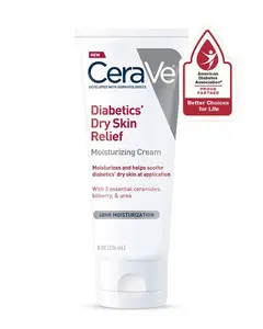 CeraVe Diabetics Dry Skin Relief Moisturizing Cream 8oz 8oz