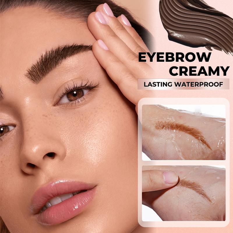 SACE LADY Eyebrow Cream,Long Lasting & Waterproof Tinted Gel Corrector with Brush 2 in 1 Eye Makeup, Pigmented Intense Brow Color Powder Cream