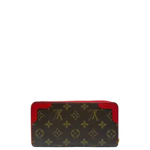 Pre-owned Louis Vuitton MONOGRAM LEATHER Small Leather Goods MONOGRAM RETIRO ZIPPY WALLET