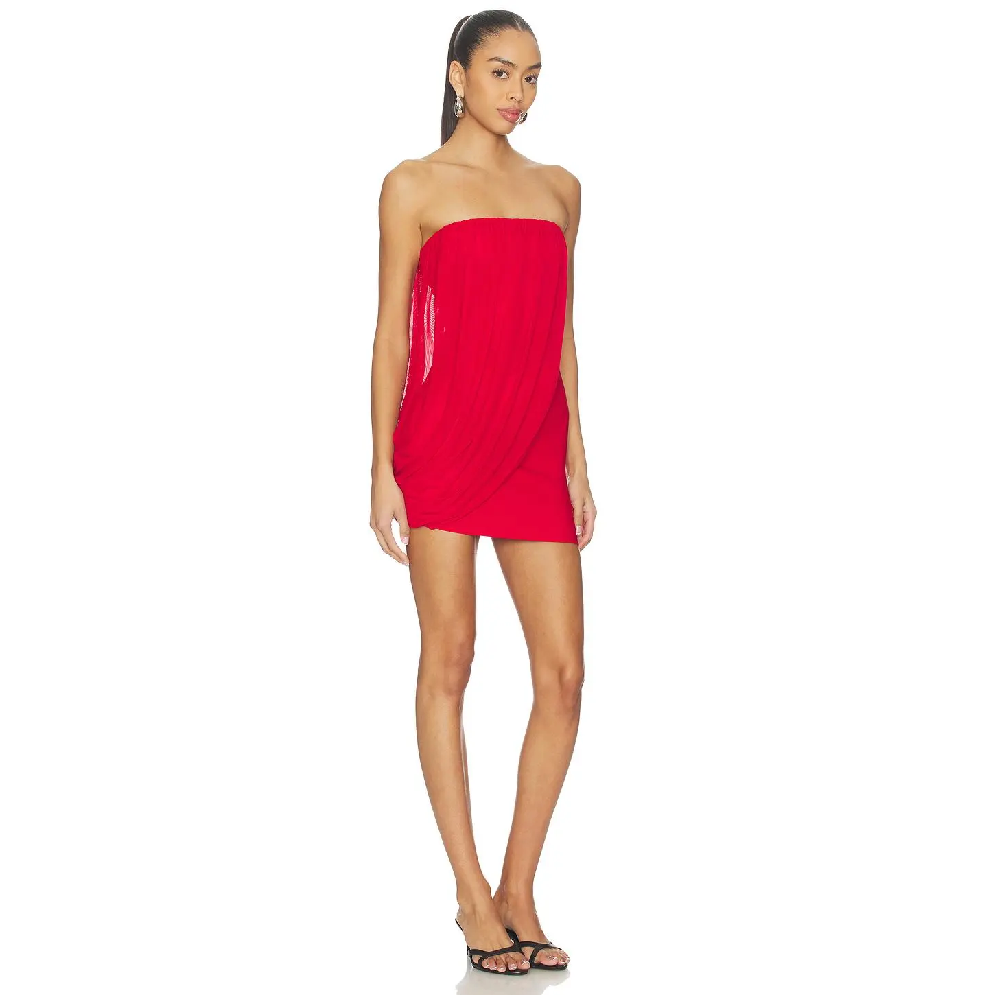 skims summer mesh high neck tank dress Journi High Neck Mesh Mini Dress | Backless Halter Mini Dress