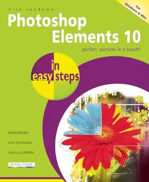 USED-Photoshop Elements 10 in Easy Steps by Vandome, Nick (Paperback)