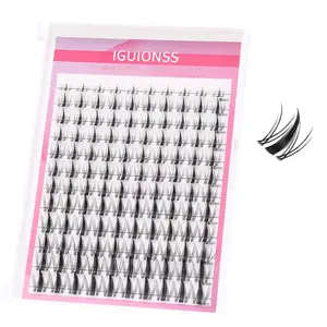 Mixed Length Individual False Eyelashes, C Curl Wispy Fake Eyelashes for Eyelash Extensions, Diy Eyelash Extensions, Self Grafting Eye Makeup Enhancement Tool for Women & Girls, Christmas Gift