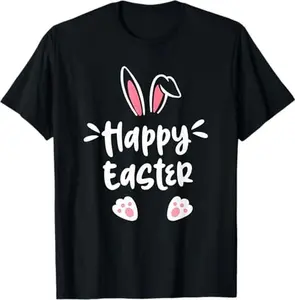 Happy Easter Bunny Spring Easter Egg Easter Men  T-Shirt