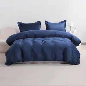 Bedsum Comfort 3 Piece Velvet Plush Flannel Sheet Set - Ultra-Soft Cozy Bedding for Warmth and Comfort