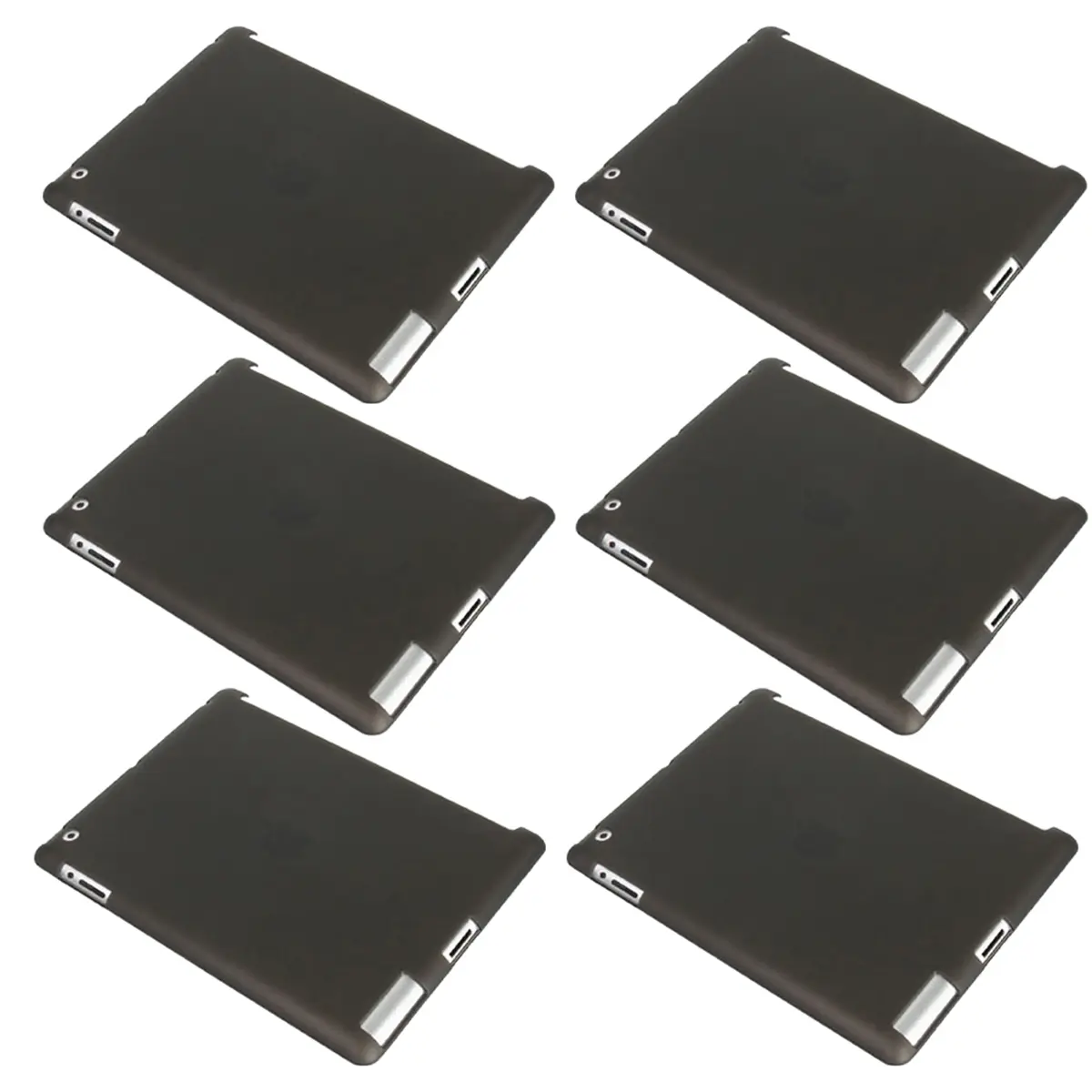 The Joy Factory SmartGrip2 Soft Case for iPad 2, 3 & 4, Frosted Smoke, 6-Pack
