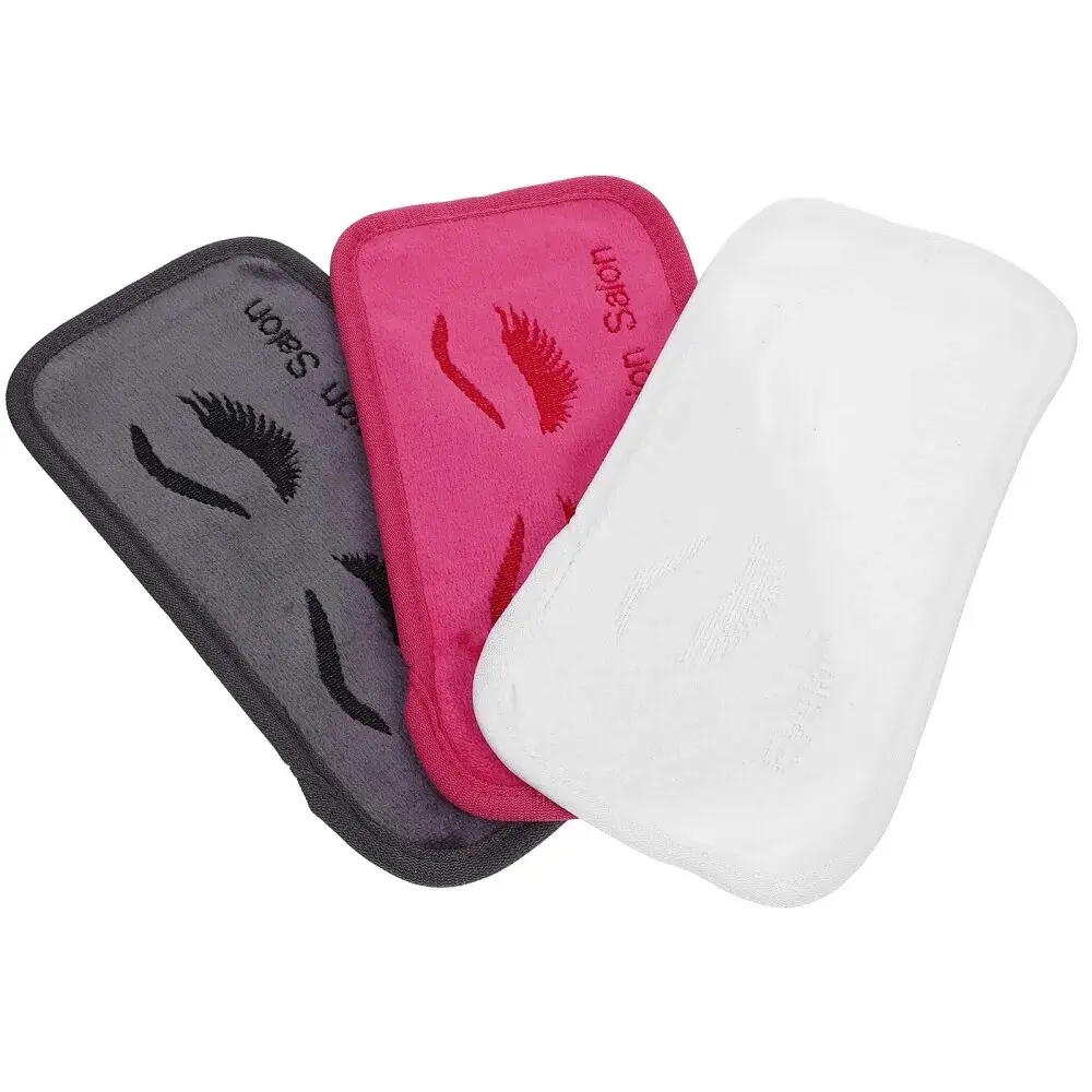 4 pcs Lash Suitcase Eyes Makeup Pallet Rectangle Eyelash Extension Pad Steampunk Hair Accessories Lash Display Pallet Eyelash Curlers Grafting Forehead Supports Fabric Dedicated Set Cosmetic Salon Kit Durable