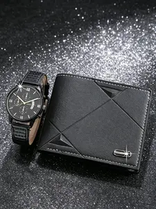 Men's Business Casual Set + Wallet Gift Box, Casual Fashion Watch Set, Perfect for Daily Wear & Special Occasions Like Father's Day Birthday Thanksgiving