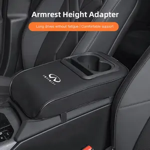 Car Center Console Armrest Pad, Car Armrest Box Mat, Car Armrest Box Cup Holder,For Infiniti QX50 QX60 Q70L QX70 QX55 Q50 FX35 Q30 G37 JX35 G35 Q60 QX80 QX30 ESQ G25 G37 FX37 FX50 EX35 EX25 EX37