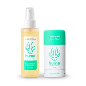 Hume Supernatural Biome Buddy: Plant-Based Probiotic-Powered Deodorant and Dry Body Oil