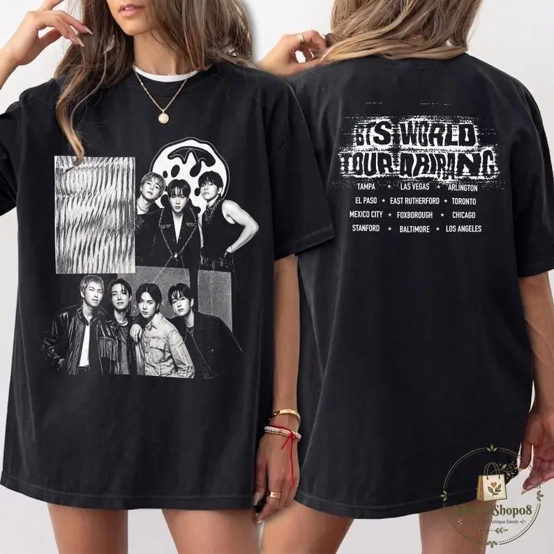 World Tour Arirang Shirt, Vintage Merch Shirt, Concert Shirt, Kpop Fan Gift, Bangtan Shirt