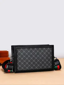 Men's Punk Style Camera Bag, High-Quality Wide Shoulder Strap Crossbody Bag, Versatile Small Square Backpack for All Seasons, Stylish Crossbody Bags