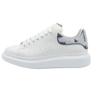Alexander McQueen Oversole Men's White Leather Casual Lace-Up Shoes Trending Shoes, House White Official Shoes to Get / Maison Mihara Verifiable, with credentials and supporting global authentication