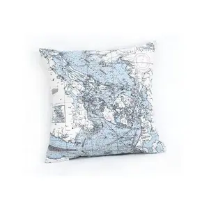 San Juan Islands, WA Indoor/Outdoor Nautical Pillow