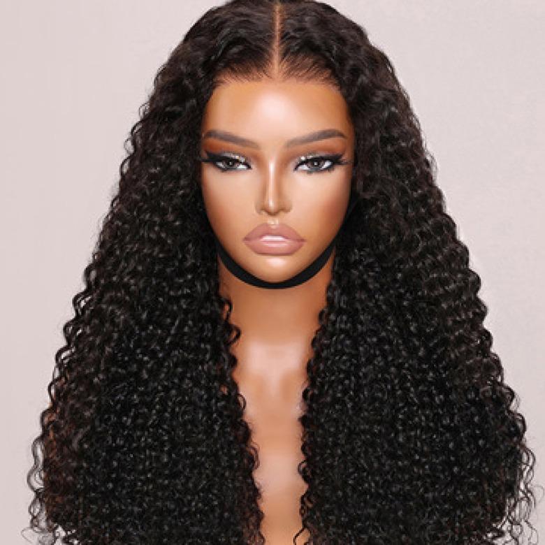 [28inch=$123] Suntuhair 180% Density 13x6 13x4 Jerry Curly HD Lace Front Wig Human Hair Full Lace Frontal Human Hair Wigs for Women Pre Bleached Knot Cheap Wig