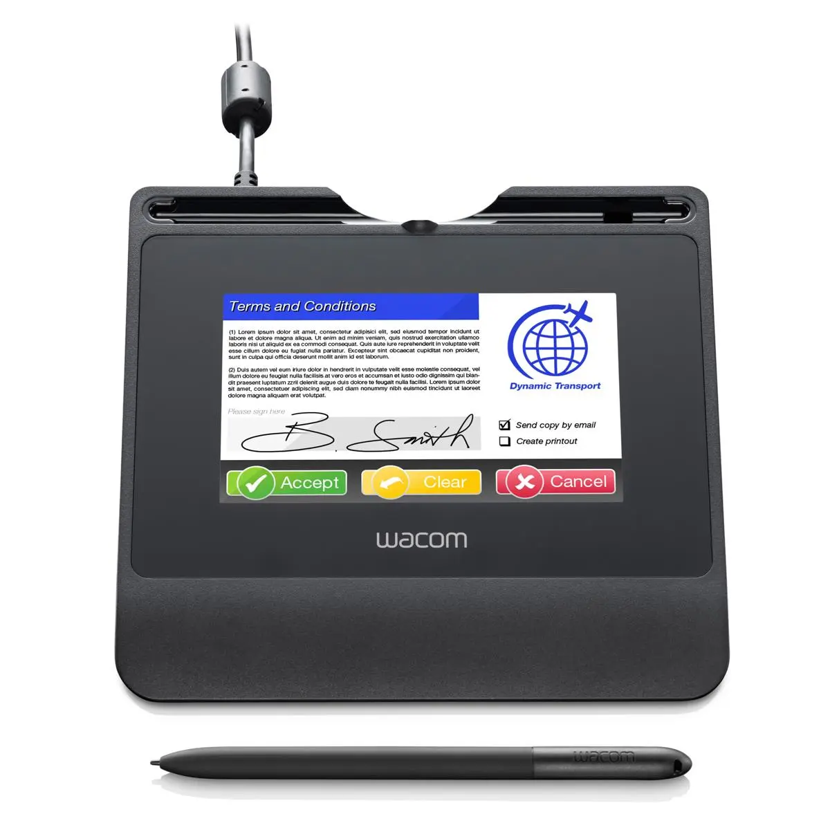 Wacom STU-540 5-in Color Digital Electronic LCD Writing Tablet, Education & Office Device
