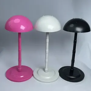 Wig & Hat Display Stands Mushroom Bracket Plastic Portable Wig Display Stands