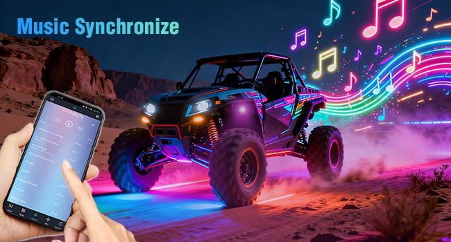 Nilight RGBW LED Rock Lights Kit, 6 Pods 22LED Wide Angle Remote & Bluetooth App Dual Control with Music Modes Multicolor Underglow Neon Wheel Well Light Fit for ATV UTV SUV Offroad Truck RZR Boat Nilight RGBW LED Rock Lights Kit, 6 Pods 22LED Wide Angle Remote & Bluetooth App Dual Control with Music Modes Multicolor Underglow Neon Wheel Well Light Fit for ATV UTV SUV Offroad Truck RZR Boat
