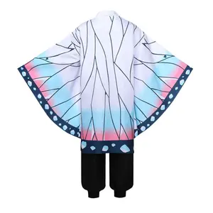 Anime Demon Shinobu Cosplay Costume Anime Demon Slayer Cosplay Acres Uniform Wig Halloween Party Costume Adult Children