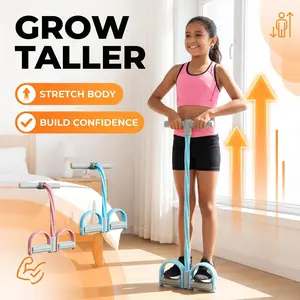Multifunctional Stretching and Resistance Trainer for Children — Suitable for Boys and Girls Aged 10+ | Helps Correct Slouching and Hunchback, Improves Standing and Sitting Posture, and Enhances Overall Poise | Just 15 Minutes a Day