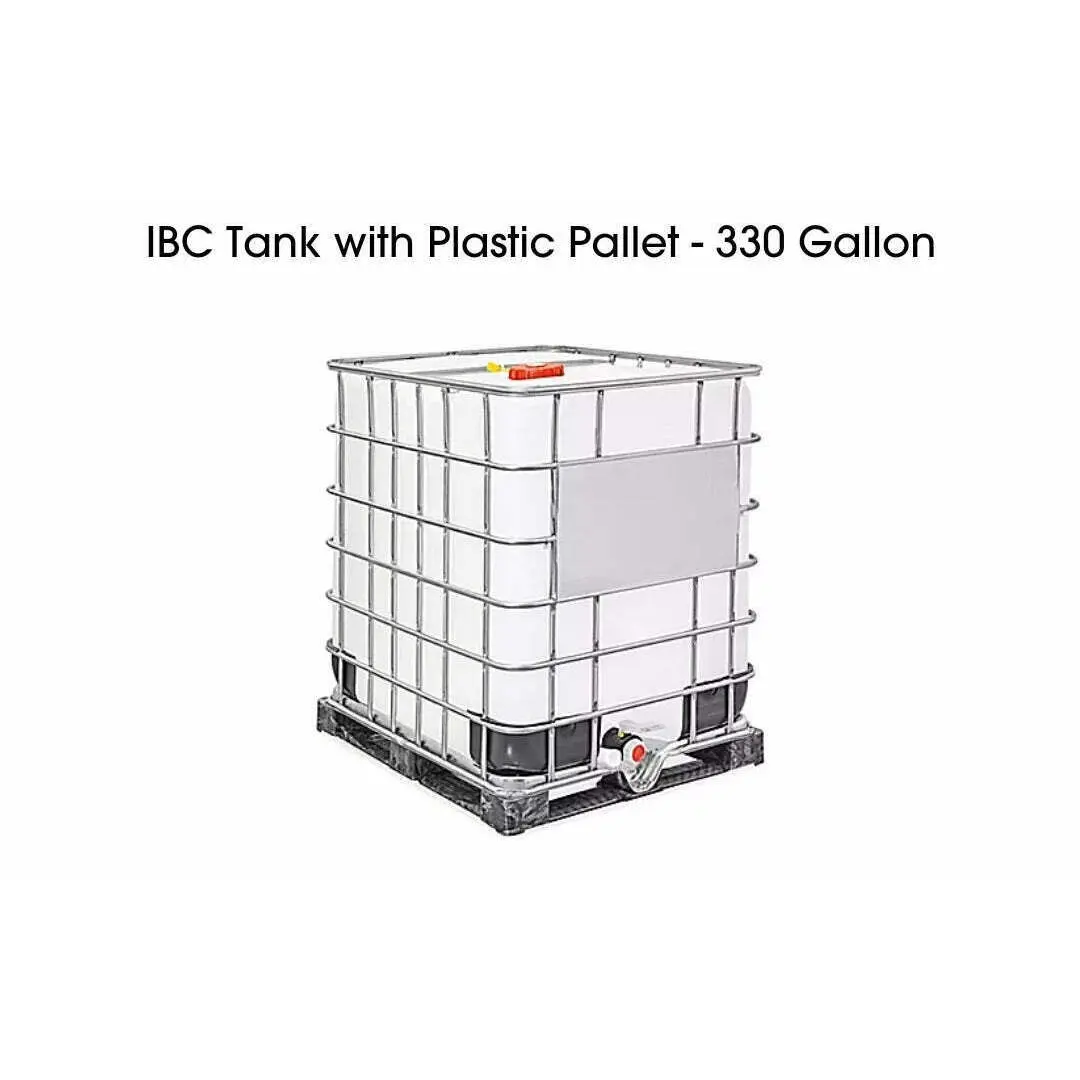 IBC Tank with Plastic Pallet - 330 Gallon