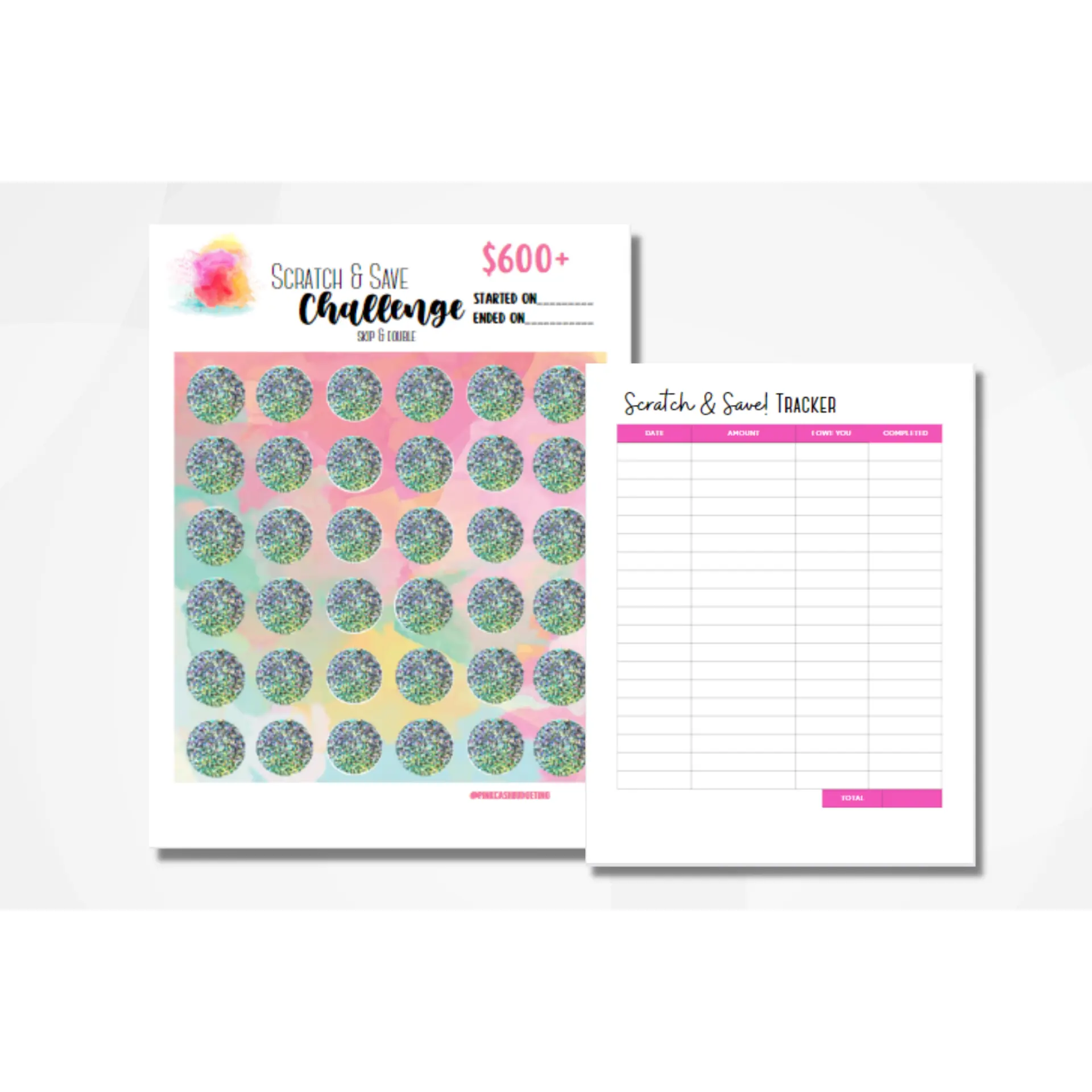 Scratch-off Savings Challenge | Scratch & Save 600+
