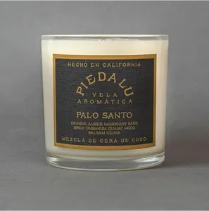 Piedalu Vela Aromatica 2 Wick Palo Santo, 15-Ounce