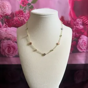 BS Jewelry flower Beaded necklace