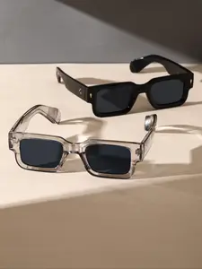 Unisex Fashionable Clear Square Frame Glasses, Trendy Casual Glasses for Everyday Use, Fashion Accessories for Outdoor Activities, Fashionable Frames Sunglasses