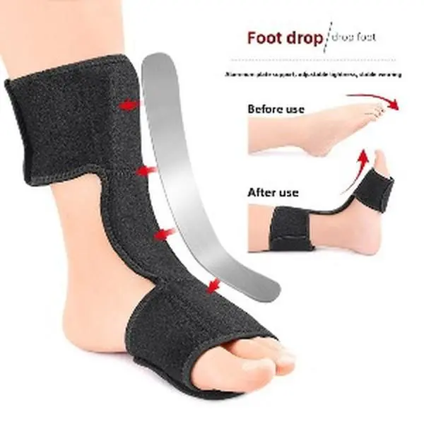 Foot sagging support, dorsal foot support, sagging foot walking assistance, pull foot support, foot sagging fixed ankle support plantar sport fasciitis Foot Drop Brace Foot Corrector Foot Drop Brace Foot Corrector, Braces
