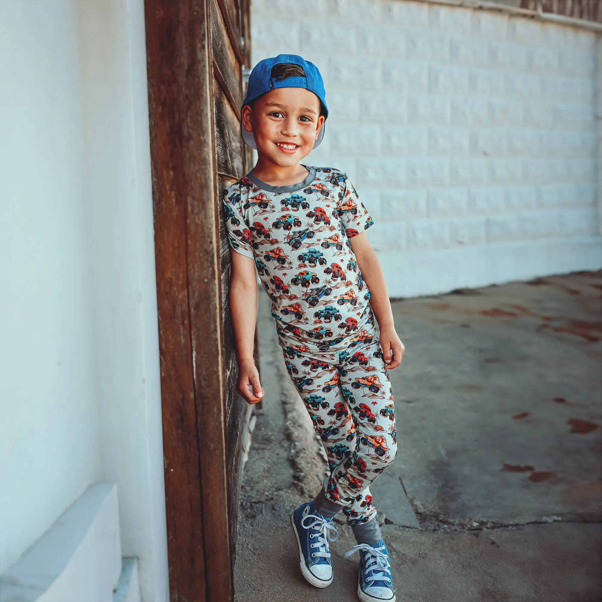 Coastal Chaos Short Sleeve Pajama Set