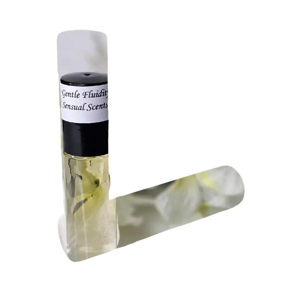 Gentle Fluidity Unisex Fragrance Body Oil - Compact Size Roll-On with Fresh Vanilla Scent, Distinct Top, Middle and Base Notes