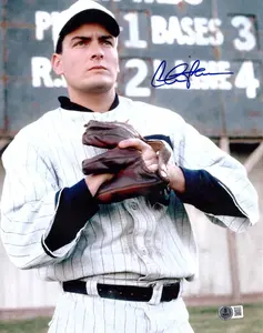 Charlie Sheen Authentic Autographed 11x14 Photo #6