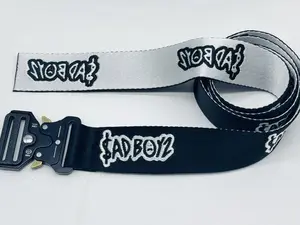 Sadboyz Junior H Jacquard Tactical-Style Belt – Heavy-Duty, Adjustable, Streetwear Essential