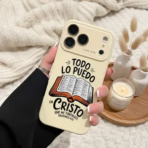 Todo en Cristo Phone Case Ultra Skin Friendly Touch All Inclusive Lens Compatible with Apple iPhone 17 16 15 14 13 12