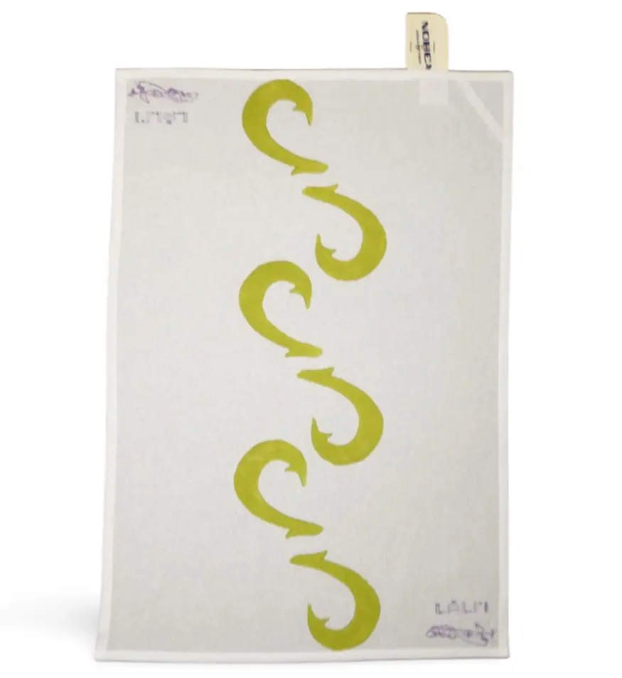 Makau - Kitchen Towel / Tea Towel.  All designs are carved and inked by hand. Made in Kāne’ohe, Hawai’i. Cotton Cleaning
