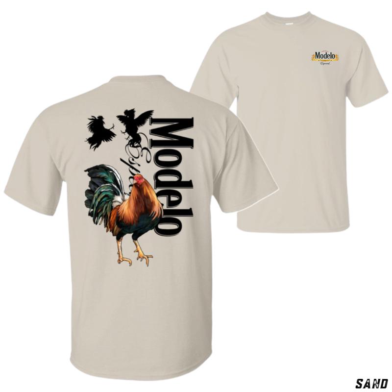Rooster Graphic Tee, Country Style Shirt, Ranch Life T-Shirt, Western Chicken Top, Farm Aesthetic Tee, Cowboy Outfit, Big Back Print Shirt, TikTok Trend 2025, Unisex Country Tee