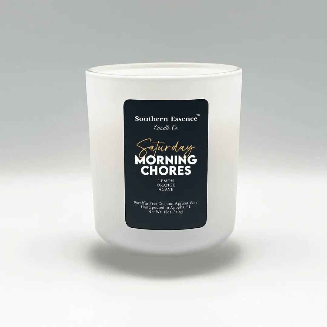 Saturday Morning Chores Citrus Candle | Clean-Burning