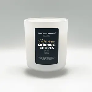 Saturday Morning Chores Citrus Candle | Clean-Burning