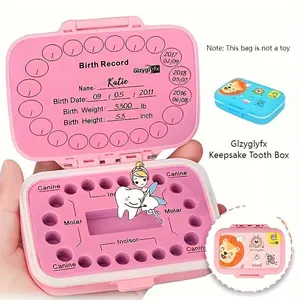 Tooth Memorial Box, Professional Design, Perfect Gift for Halloween Thanksgiving Christmas, Save Baby Teeth, birth record, 1 or 2 Pieces