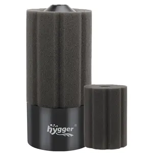 hygger Aquarium Sponge Filter 5-125 Gallon Small Fish Tank Filter for Breeding Fry Shrimp Snails Betta Air-Powered Filter with Reusable Biochemical Ball Spare Sponge Foam Filter