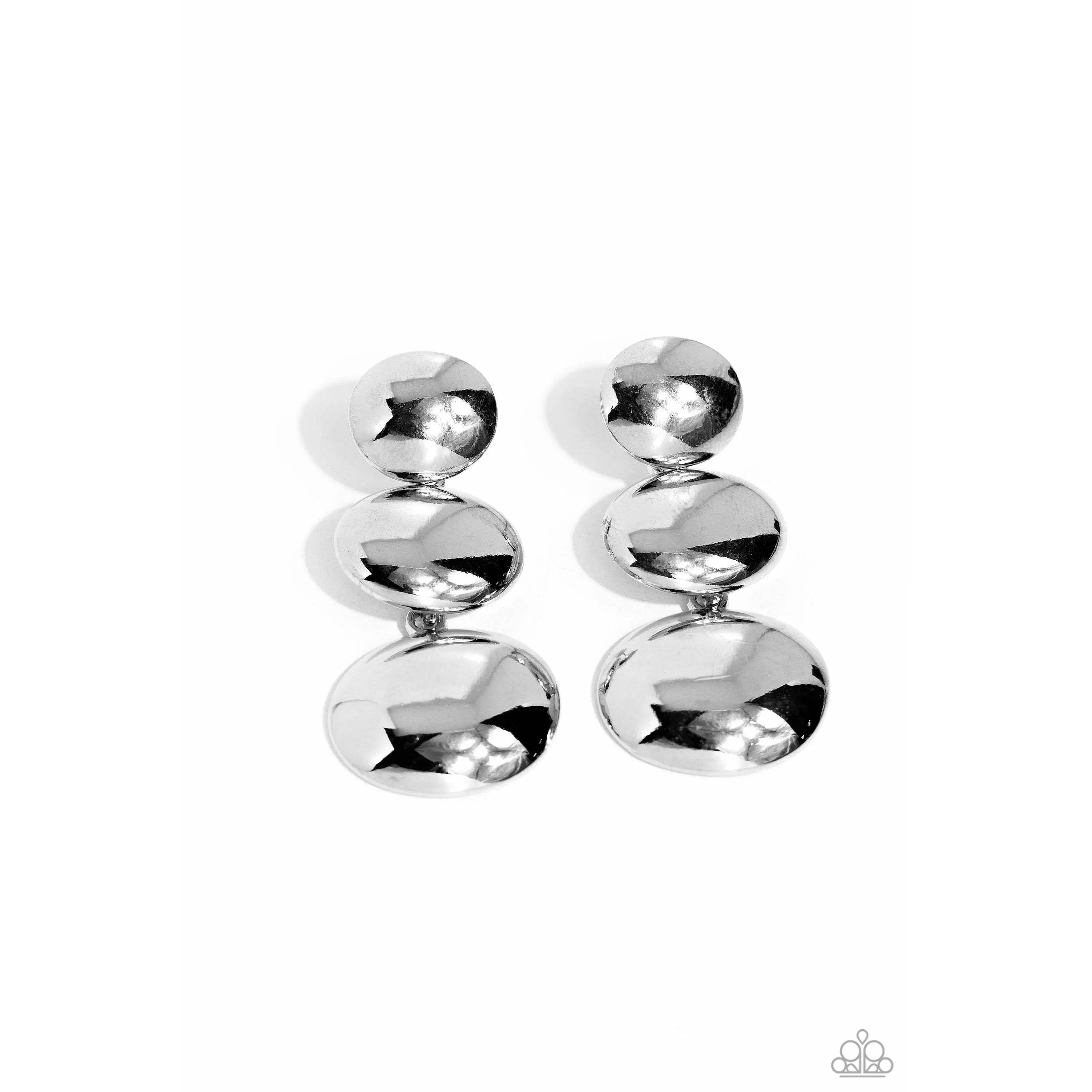 Futuristic Fantasy - Silver Earrings