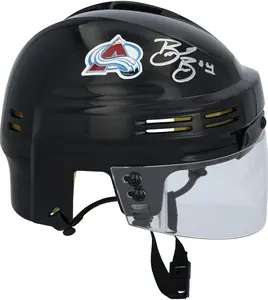 Brent Burns Colorado Avalanche Autographed Black Mini Helmet - Fanatics Authentic Certified