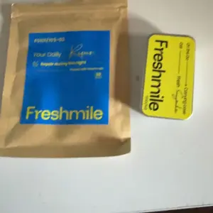 Freshmile Whitening Toothpaste Tablets - Mouthwash Tablets, Breath Fresheners for Adults, Tooth Repair with Xylitol & Hydroxyapatite (NHA), Fluoride-Free Mint Oral