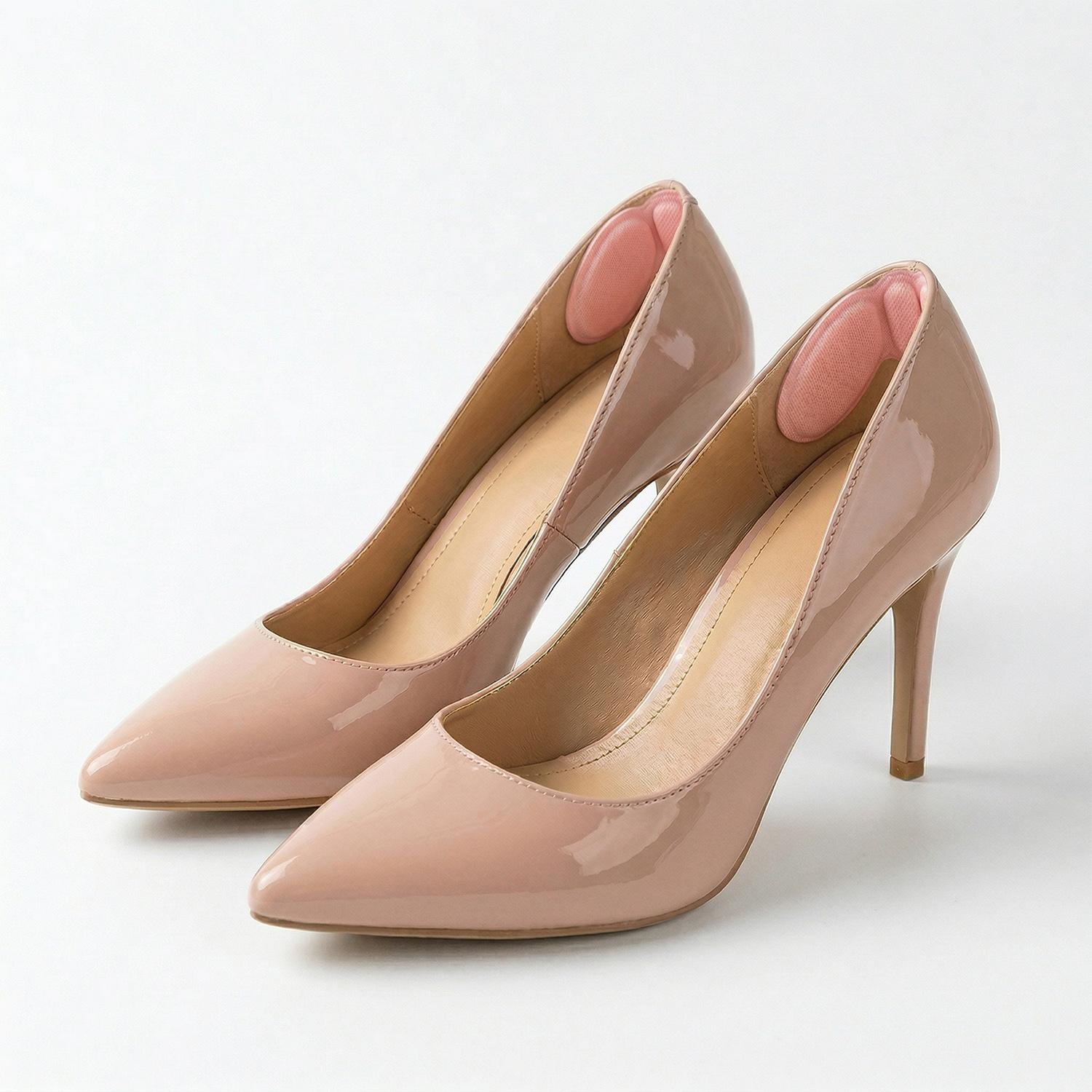 8 Pairs Premium Foam Heel Pads for Shoe that are Too Big Inserts Grips, Back of Heel Cushions Protectors Liner Heel Slip Pads,Blisters, Filler for Loose Shoe Fit