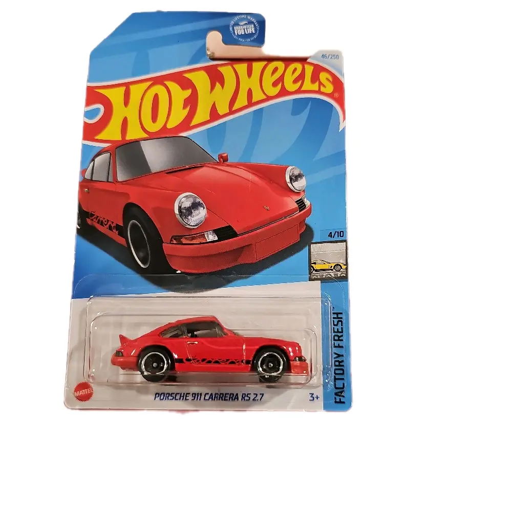 Hot Wheels Porsche 911 Carrera RS 2.7 Diecast 1:64 Scale Factory Fresh 4/10 Collectible Car