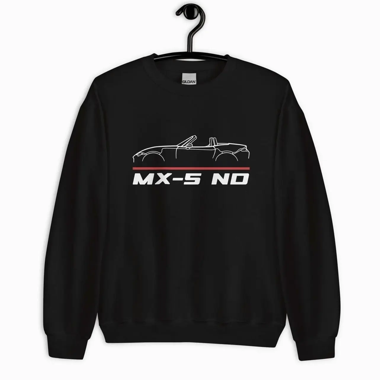 Mazda MX-5 ND Car Owners Birthday Gift Silhouette Unisex T-Shirt Sweatshirt Hoodie, Classic JDM Car Enthusiast and Fans Gift