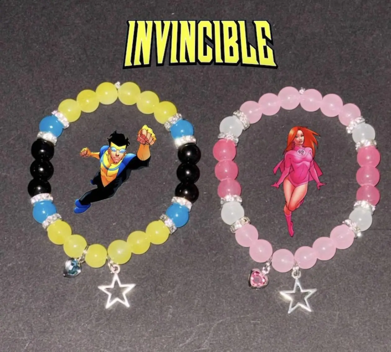 FASHION4U - Handmade Invincible Mark and Atomic Inspired Design Bracelet for Him/Her Gift Theme Song