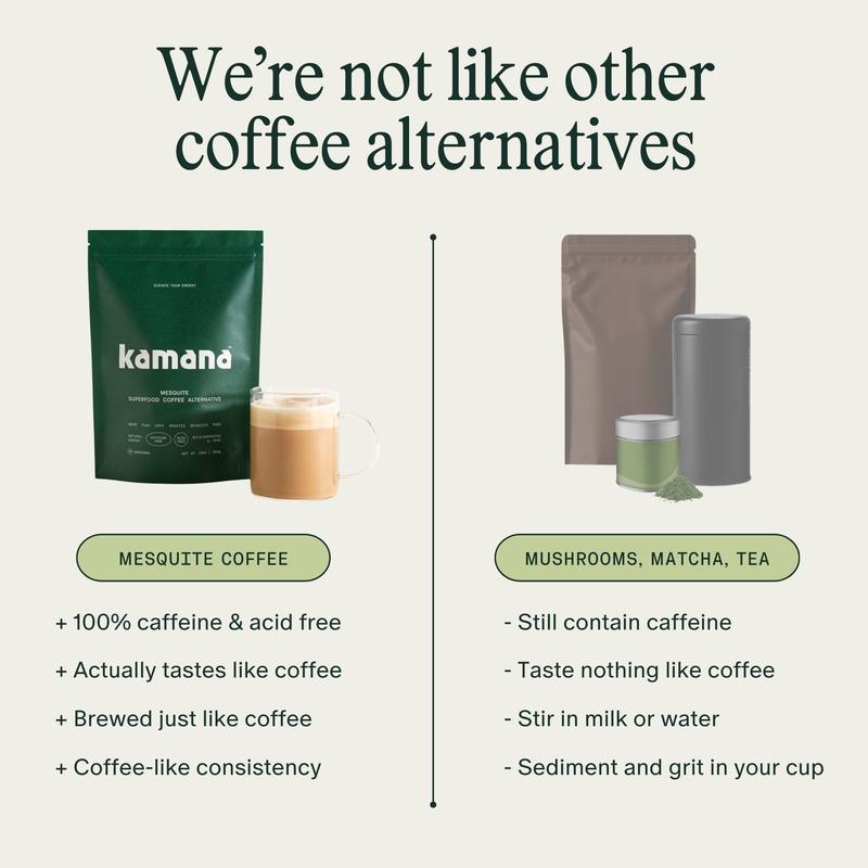 Kamana Mesquite Superfood Coffee Alternative (10oz) Beverage Flavor