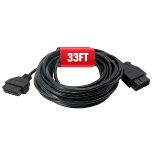 OBD Extension Cable .FT Male to Female Diagnostic Extender Adapter Cable for OBD Scanner Diagnotic Scan Tool Compatible for All OBD Vehicles (Extension Cable M(.FT))